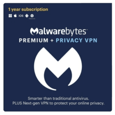 Malwarebytes Premium + Privacy VPN Bundle – 1-Year / 4-Device