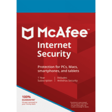 McAfee Internet Security – 1-Year / 1-Device