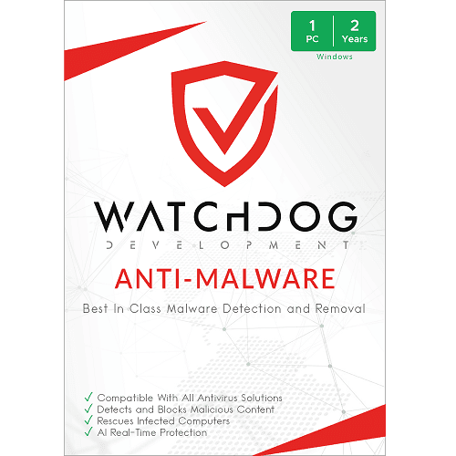 Watchdog Anti-Malware – 2-Year / 1-PC