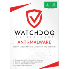 Watchdog Anti-Malware – 3-Year / 5-PC