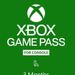 Xbox Console Game Pass: 3 Month Membership Digital Code
